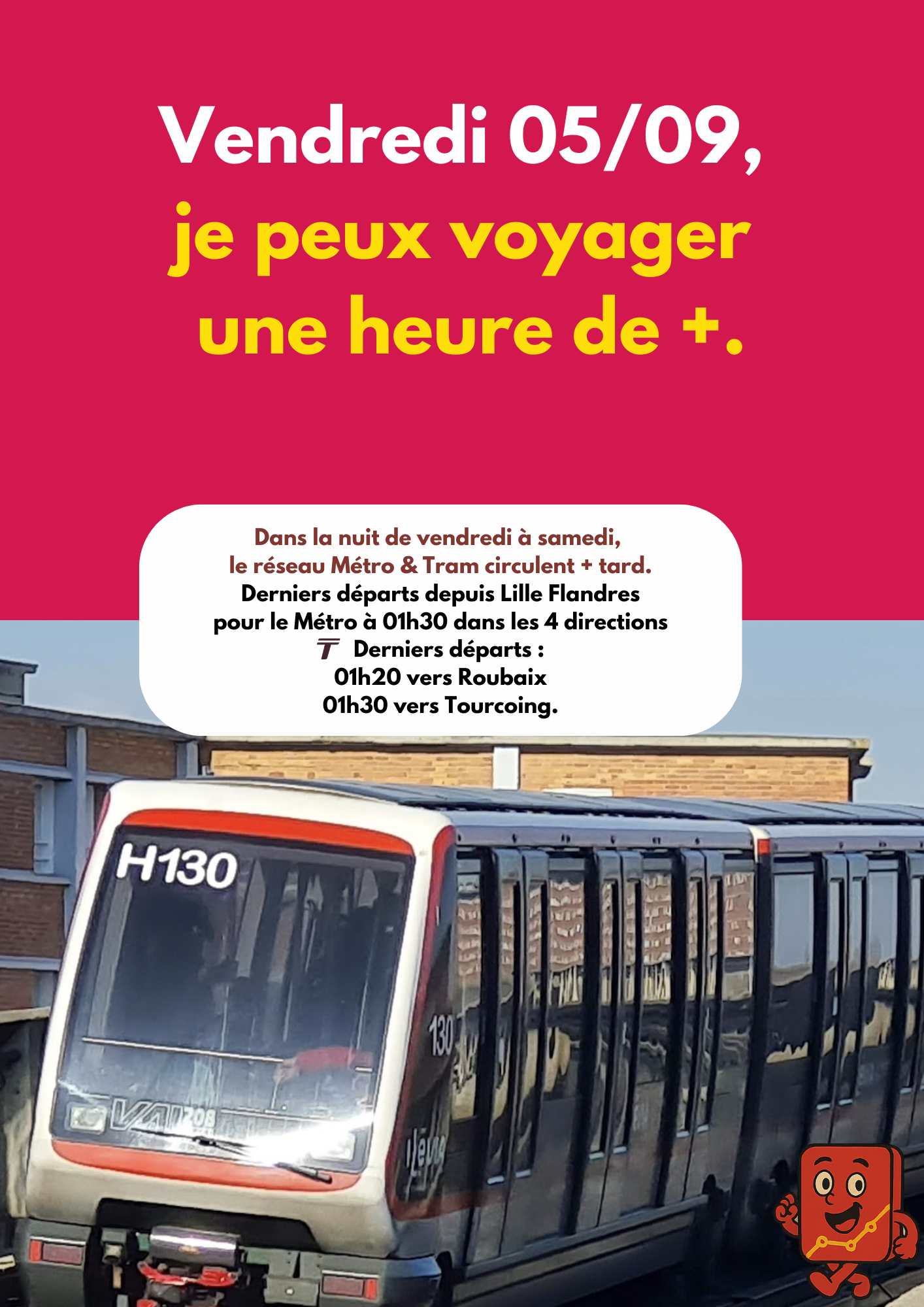 Métro vendredi prolongé
